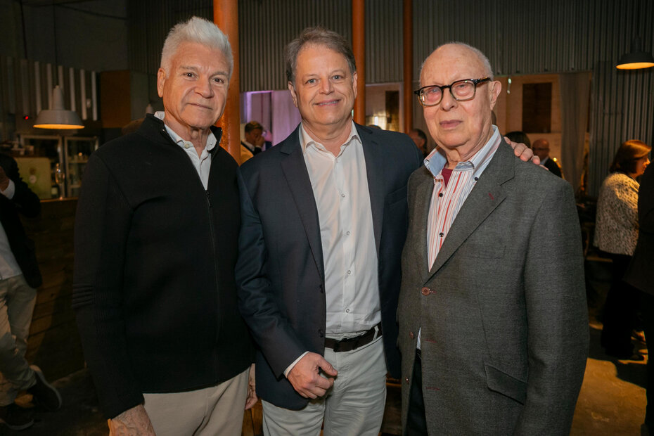 Celebrei o cinquenten&aacute;rio da confraria com Elias da Rosa e Andr&eacute; Piccoli (Foto: Lisa Roos/Divulga&ccedil;&atilde;o)