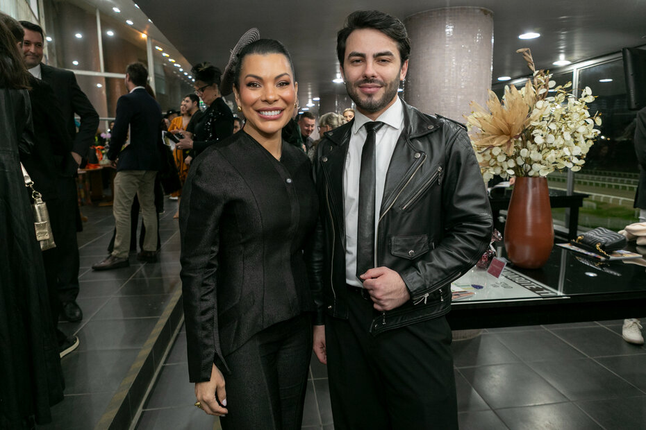Tatiele Dias e Humberto Machado na noite festiva (Foto: Lisa Roos/Divulga&ccedil;&atilde;o)