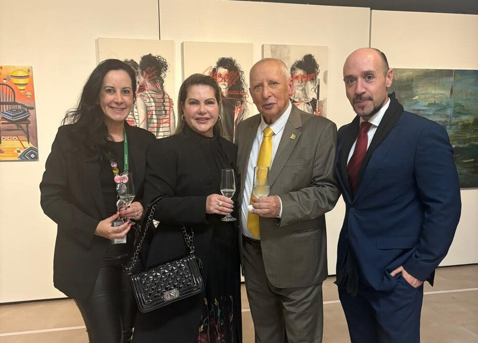 Cristiane Von Appen, Jaqueline Thiel, Nilson Luiz May e Salus Loch (Foto: Divulgação)