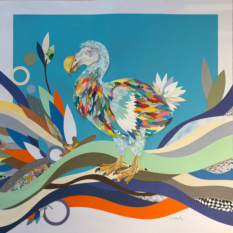 Obra Dodô da artista paulista Simone Momente integra a exposição no Moinhos Shopping (Foto: Divulgação)