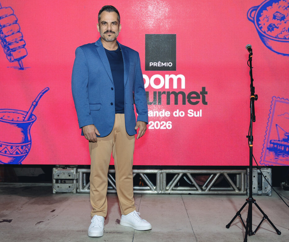 Anderson Hartmann, o anfitrião da noite que enalteceu o melhor da gastronomia gaúcha (Foto: Rodi Goulart/Divulgação)