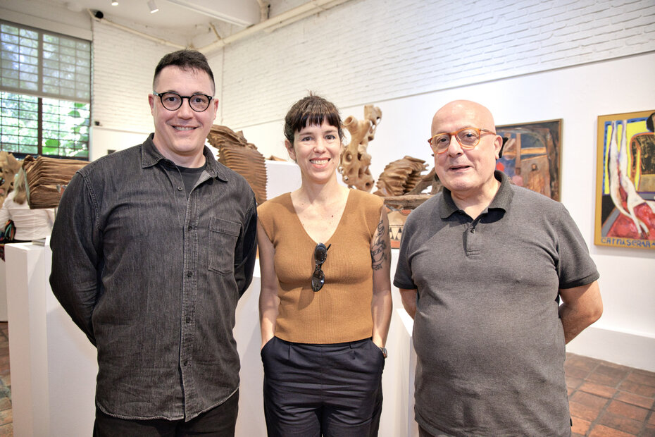 Gustavo Possamai, Ana Prata e Emílio Kalil participaram dos brindes (Foto: Isidoro Guggiana/Divulgação)