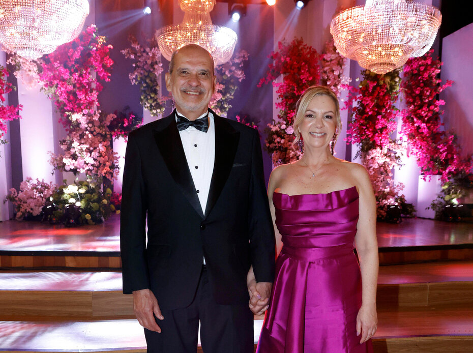 Ricardo Rodrigues Alves e Denise Scherer, casal presidente do Gr&ecirc;mio N&aacute;utico Uni&atilde;o (Foto: Jo&atilde;o Mattos/Divulga&ccedil;&atilde;o)
