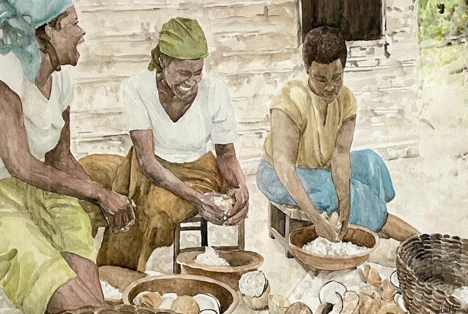 Ralando Coco, pintura de Li Monteiro, de Alagoas (Foto: Divulgação)