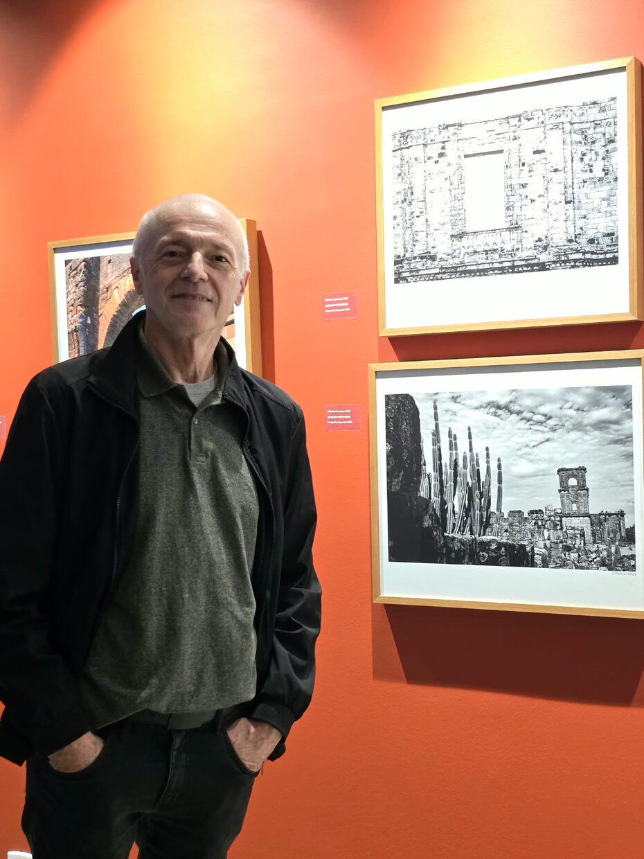 O fot&oacute;grafo Gilberto Perin &eacute; um dos participantes da exposi&ccedil;&atilde;o (Foto: Nilton Santolin/Divulga&ccedil;&atilde;o)