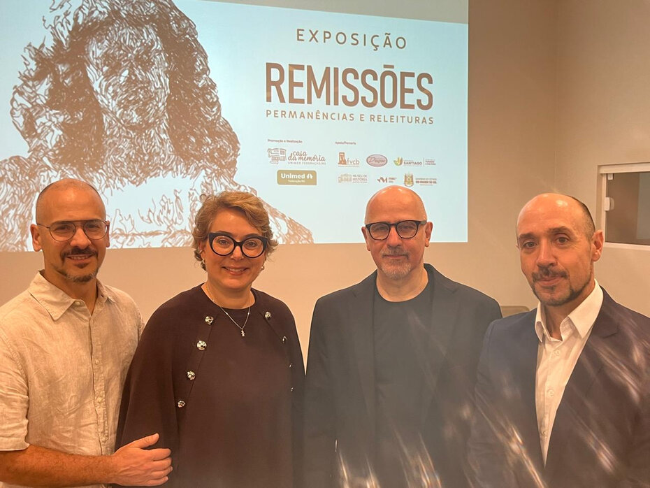 Gabriel Jarotzky, Fernanda Borghetti Cantali, Jos&eacute; Francisco Alves e Salus Loch (Foto: Nilton Santolin/Divulga&ccedil;&atilde;o)