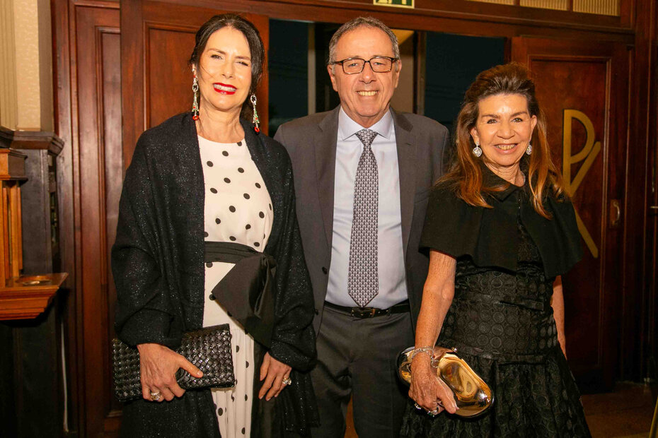 Maria Teresa Campos, Celso Campos e Zilda Souza Campos (Foto: Lenara Petenuzzo/Divulgação)